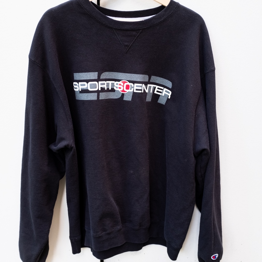 SZ. XL CHAMPION SWEATER; ESPN SPORTSCENTER